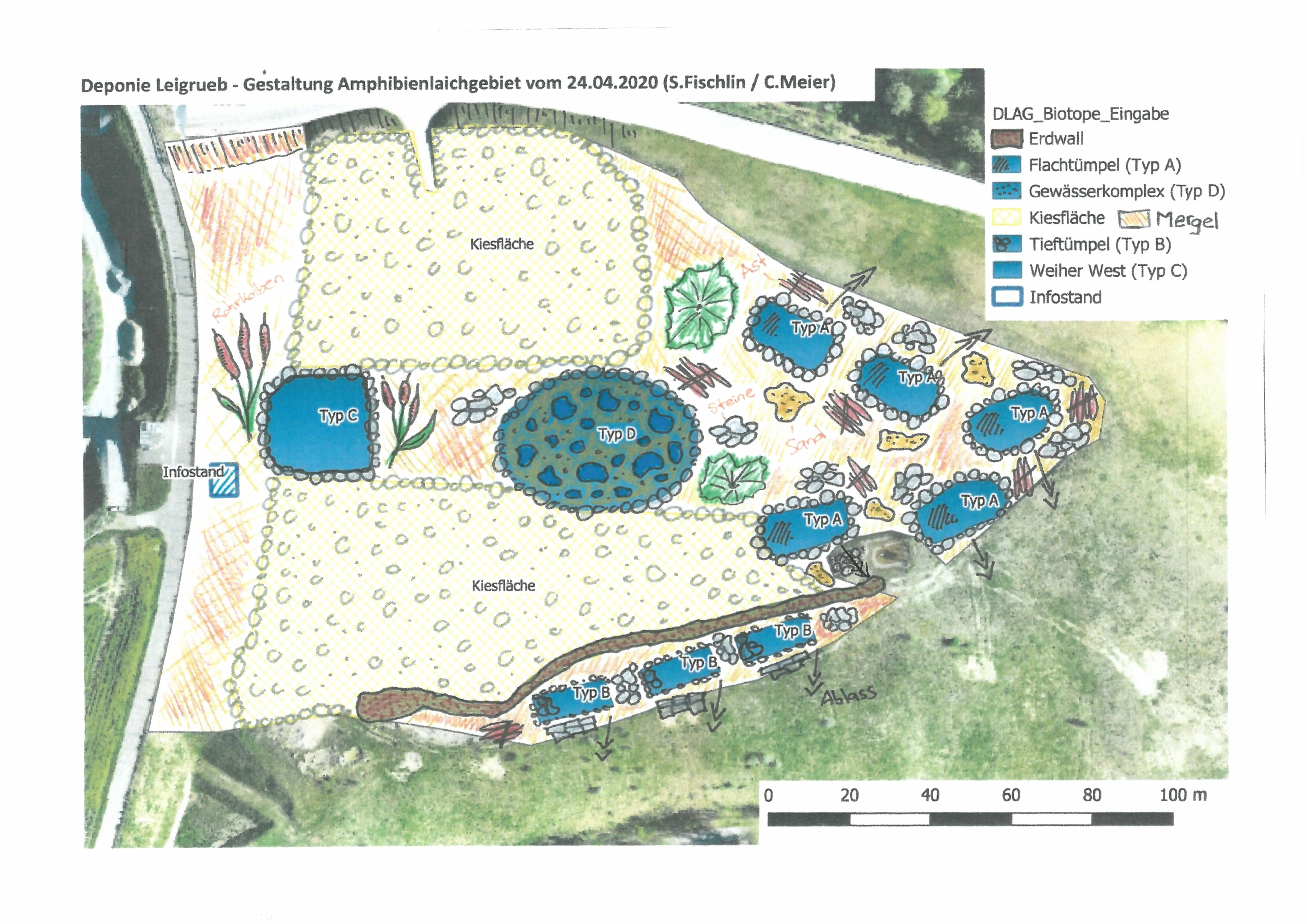 Plan Biotopgestaltung Quer